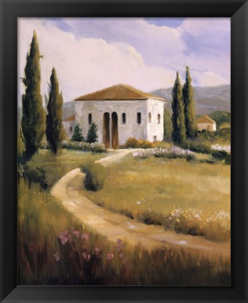 Framed Tuscany Afternoon Print