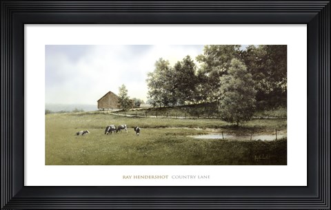Framed Country Lane Print