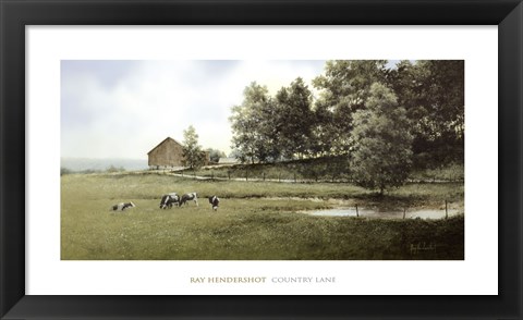 Framed Country Lane Print