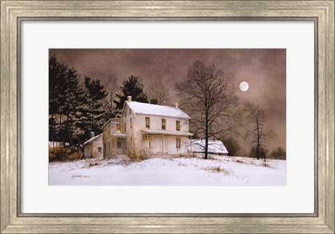 Framed Wolf Moon Print