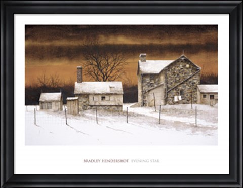 Framed Evening Star Print