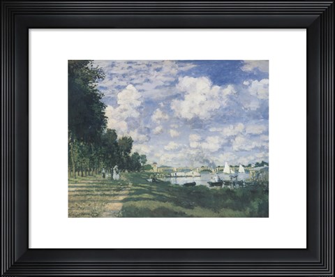 Framed Le Bassin d'Argenteuil Print