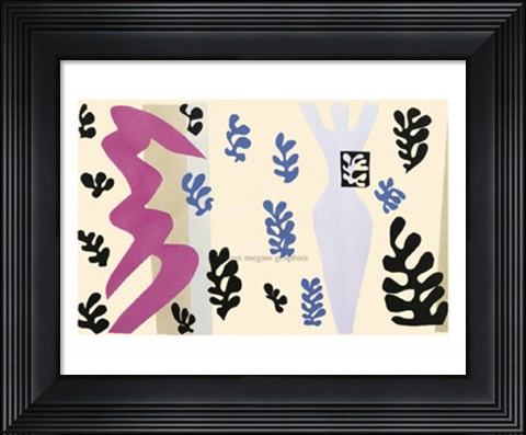 Framed Knife Thrower, plate XV from &quot;Jazz&quot;, 1943 Print