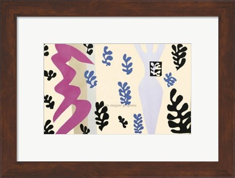 Framed Knife Thrower, plate XV from &quot;Jazz&quot;, 1943 Print