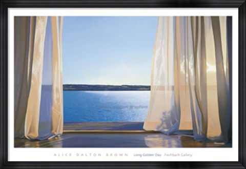 Framed Long Golden Day Print