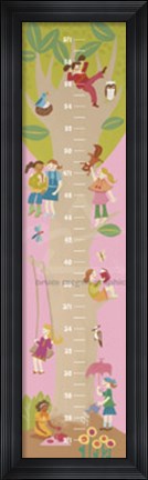 Framed Tree House Growth Chart Print