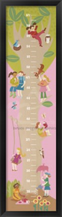 Framed Tree House Growth Chart Print