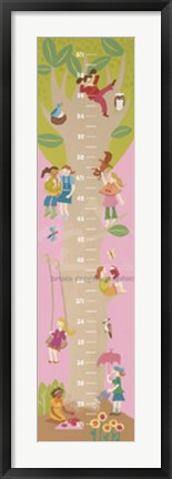 Framed Tree House Growth Chart Print