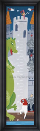 Framed Castle Growth Chart Print