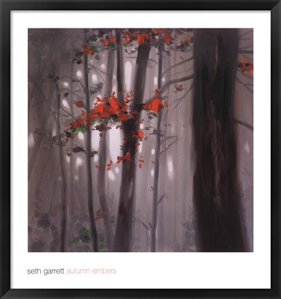 Framed Autumn Embers Print