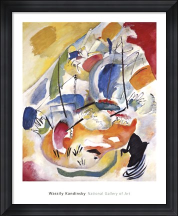 Framed Improvisation 31, c.1913 (sea battle) Print