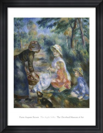 Framed Apple Seller, c.1890 Print