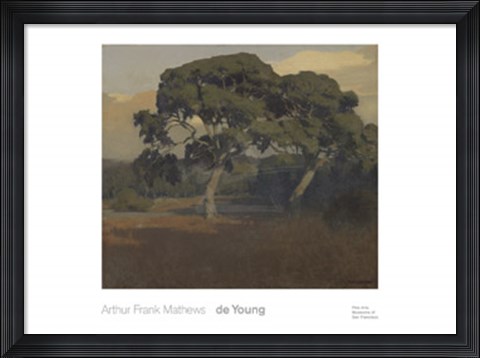 Framed Oaks Print