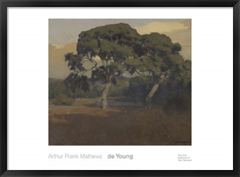 Framed Oaks Print