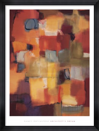 Framed Architect&#39;s Dream Print