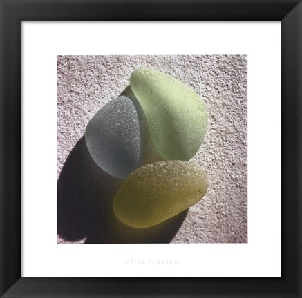 Framed Well Rounded Sea Glass Print