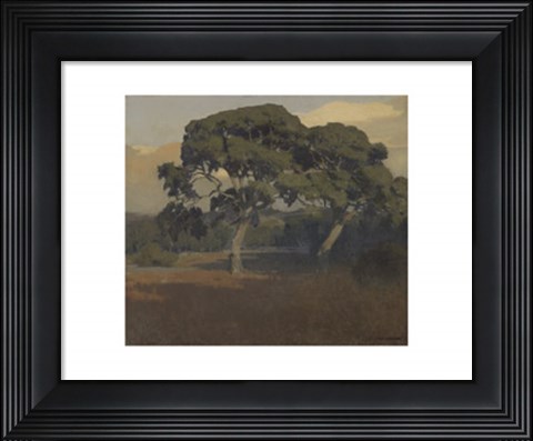 Framed Oaks Print