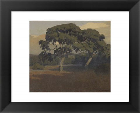 Framed Oaks Print