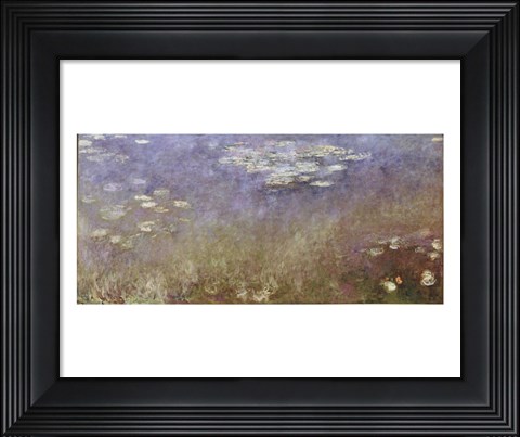 Framed Water Lilies, c. 1915-1926 Print