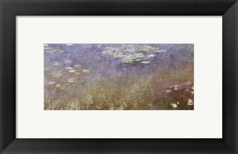 Framed Water Lilies, c. 1915-1926 Print