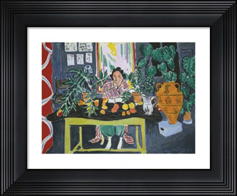Framed Interior with an Etruscan Vase (Intrieur au vase trusque), 1940 Print