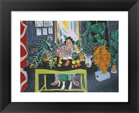 Framed Interior with an Etruscan Vase (Intrieur au vase trusque), 1940 Print