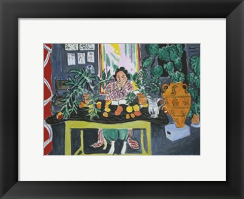 Framed Interior with an Etruscan Vase (Intrieur au vase trusque), 1940 Print