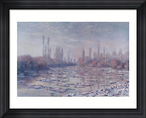 Framed Floating Ice Print