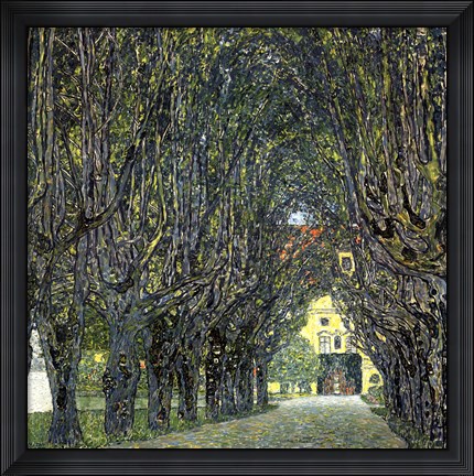 Framed Avenue of Trees in the Park at Schloss Kammer, c.1912 Print