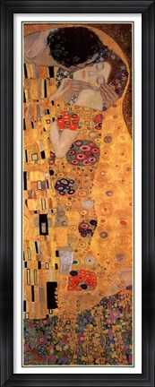 Framed Kiss, c.1908 (panel) Print