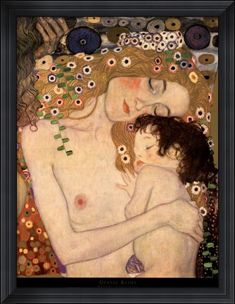 Framed Three Ages of Woman - Mother and Child, c.1905 (detail) Print