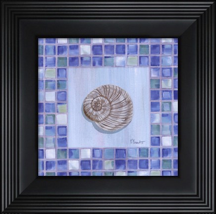Framed Mosaic Moonshell - mini Print