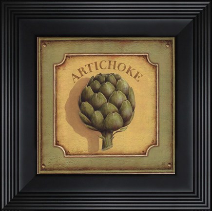 Framed Artichoke Print