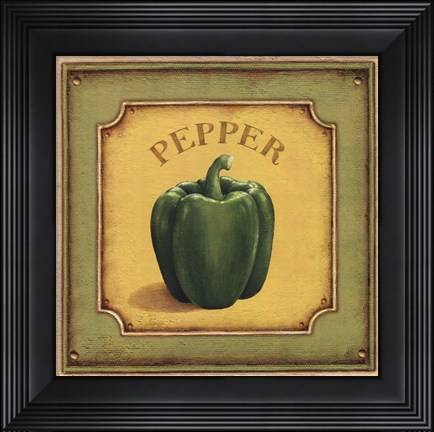 Framed Pepper Print