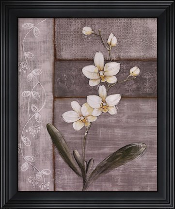 Framed Orchid Shimmer I - Mini Print