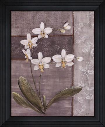 Framed Orchid Shimmer II - mini Print
