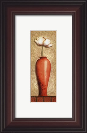 Framed Asian Red IV - mini Print