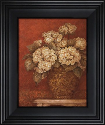 Framed Villa Flora Hydrangeas - mini Print