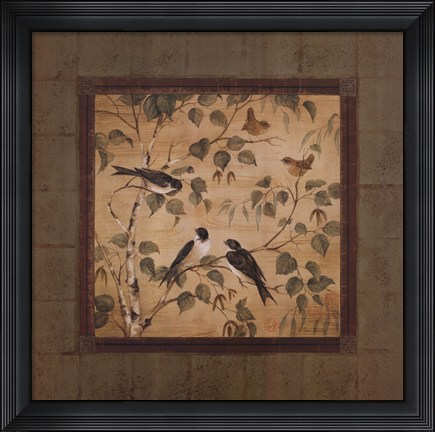 Framed Outdoor Aviary I - CS Print