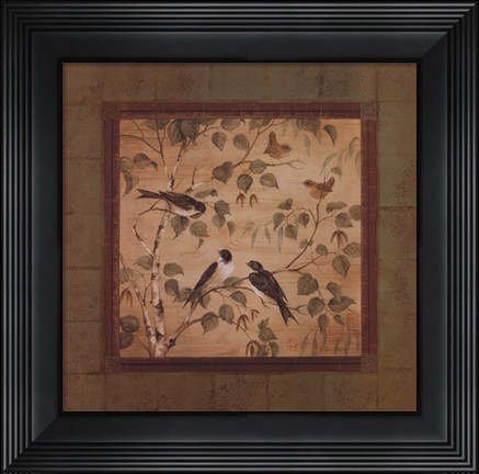 Framed Outdoor Aviary I - mini - CS Print