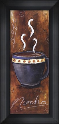 Framed Mocha Print