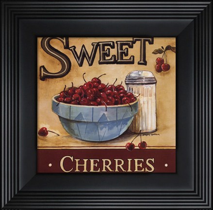 Framed Sweet Cherries - Mini Print