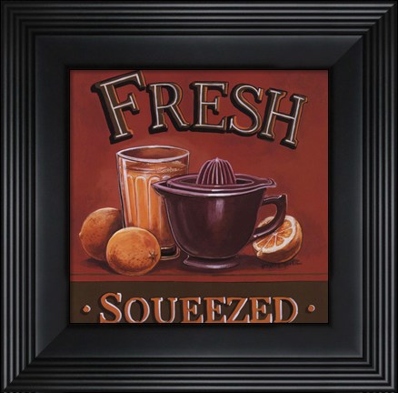 Framed Fresh Squeezed - mini Print