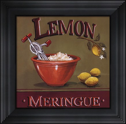 Framed Lemon Meringue Print