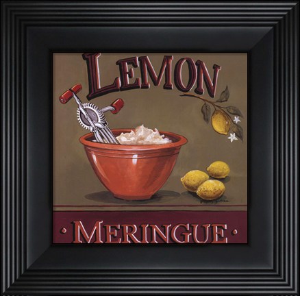 Framed Lemon Meringue - Mini Print