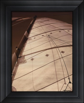 Framed Windward Sail I Print