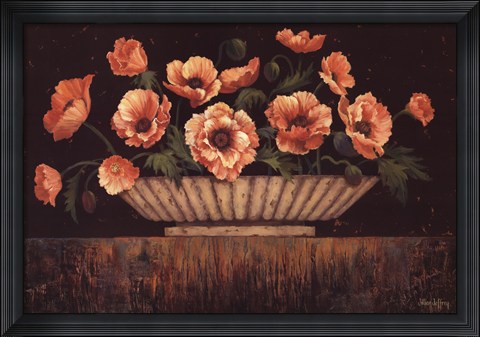 Framed Elegant Poppies Print