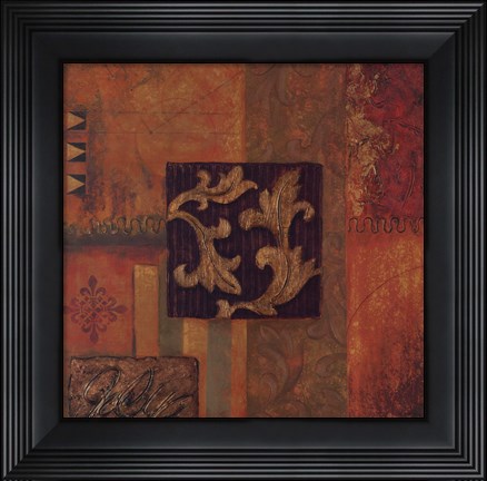 Framed Cinnabar I - mini - CS Print