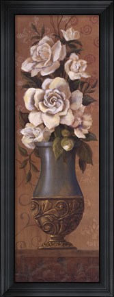 Framed Courtly Roses II Print