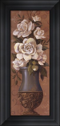 Framed Courtly Roses II - mini Print